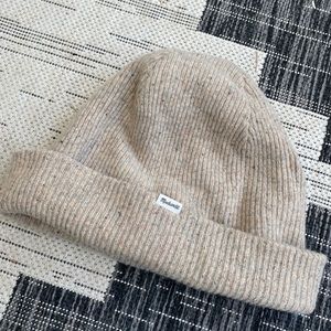 Madewell merino wool hat.